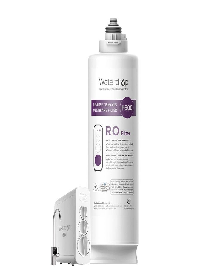 Waterdrop WD-G3P600-RO Filter, NSF Certified, Replacement for WD-G3P600 Reverse Osmosis System, 2-year Lifetime - Image 1